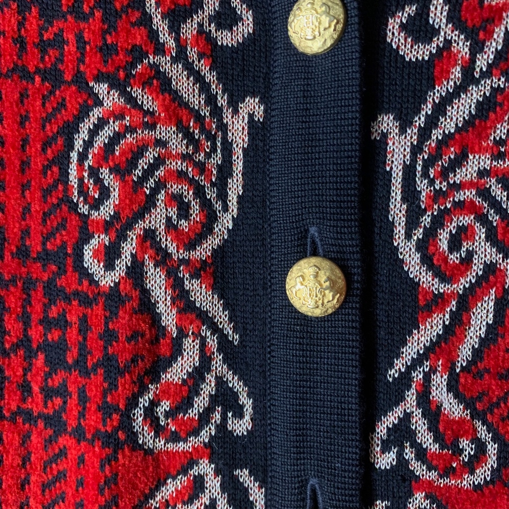 Escada plaid cardigan - Picture 3 of 8